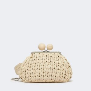 leather tricot Pasticcino Bag - Ivory