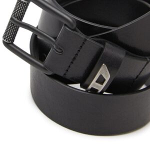 3.5cm shiny leather belt
