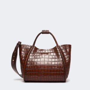 leather Marine bag - Brown